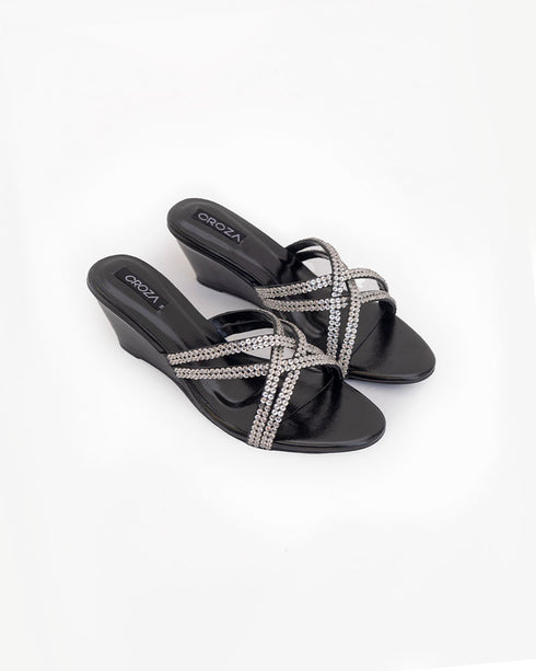 ZURI Embellished Wedges
